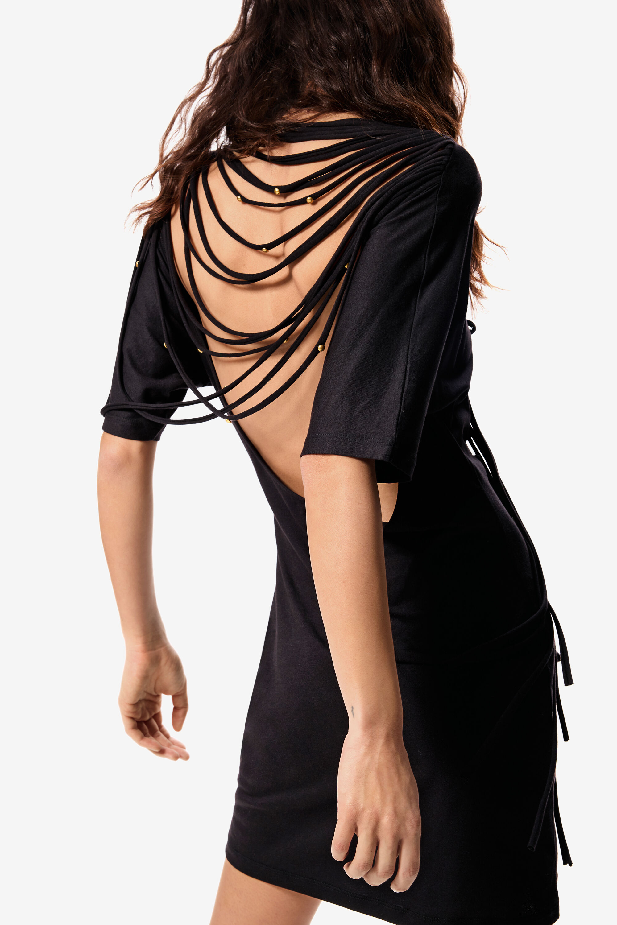 Desigual, Kleid volumen masha popova, Damen, Schwarz, S