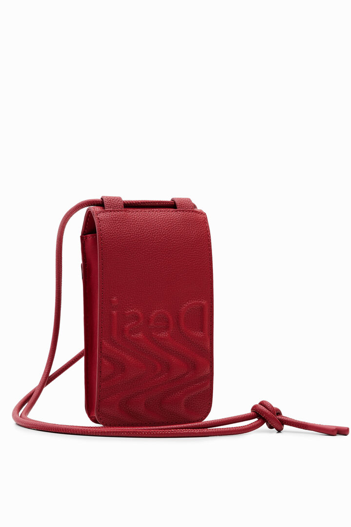 Portamovil logo relieve | Desigual