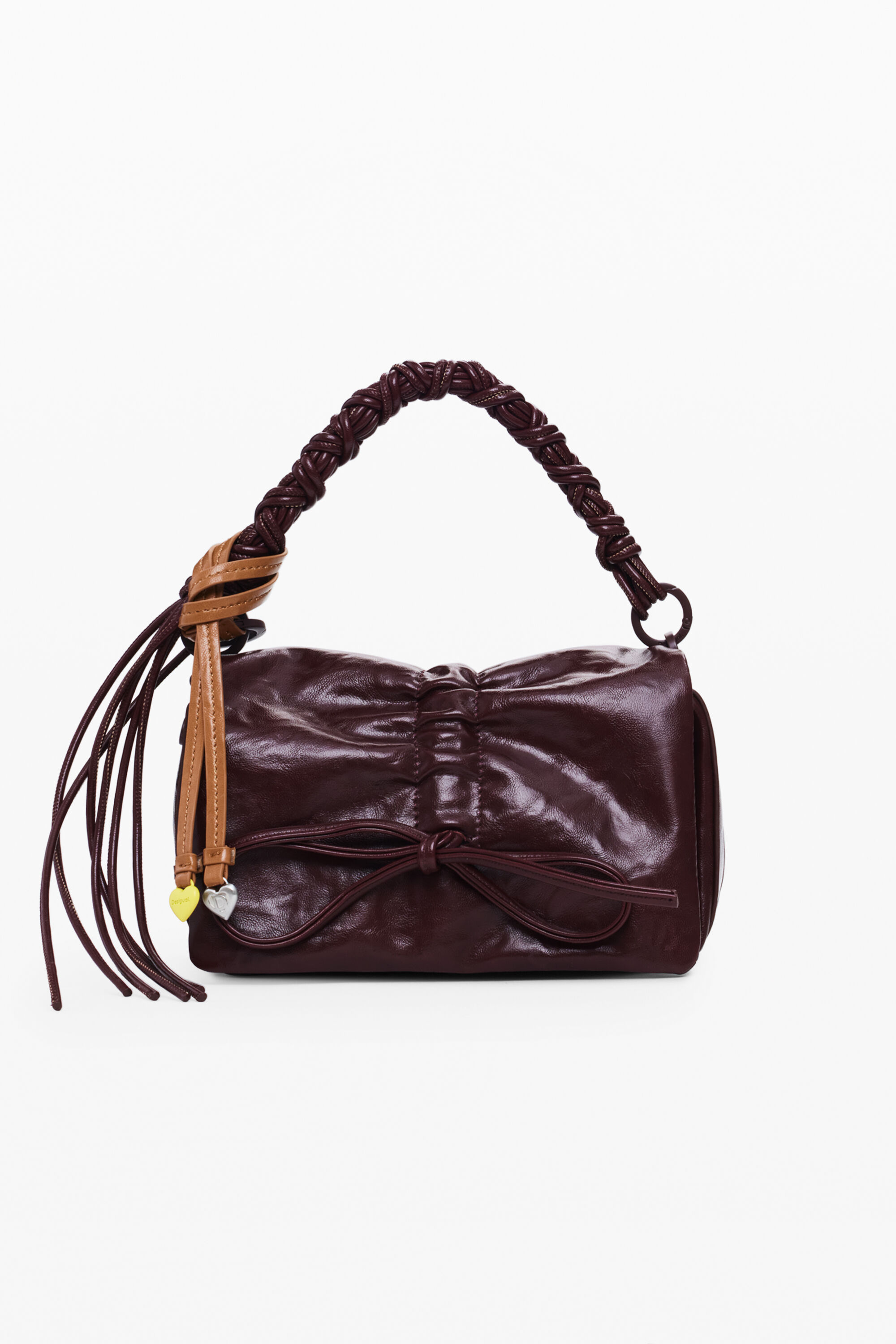 Bolso pequeño brillante lazo - RED - U