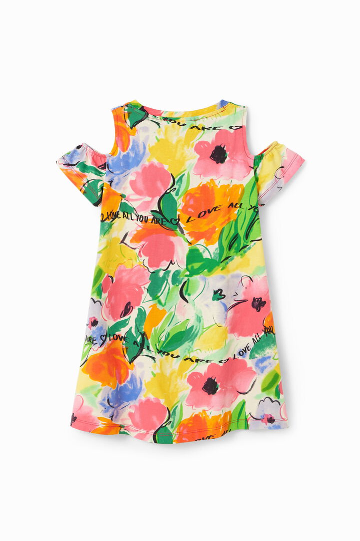 Vestit samarreta cut-outs flors | Desigual