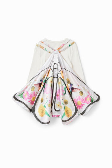 Samarreta canalé ales papallona | Desigual