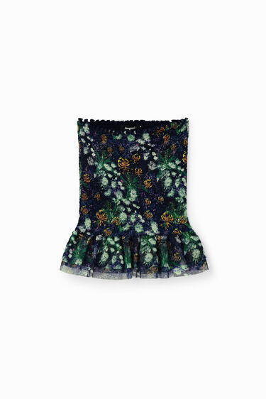 Minifalda slim flores | Desigual