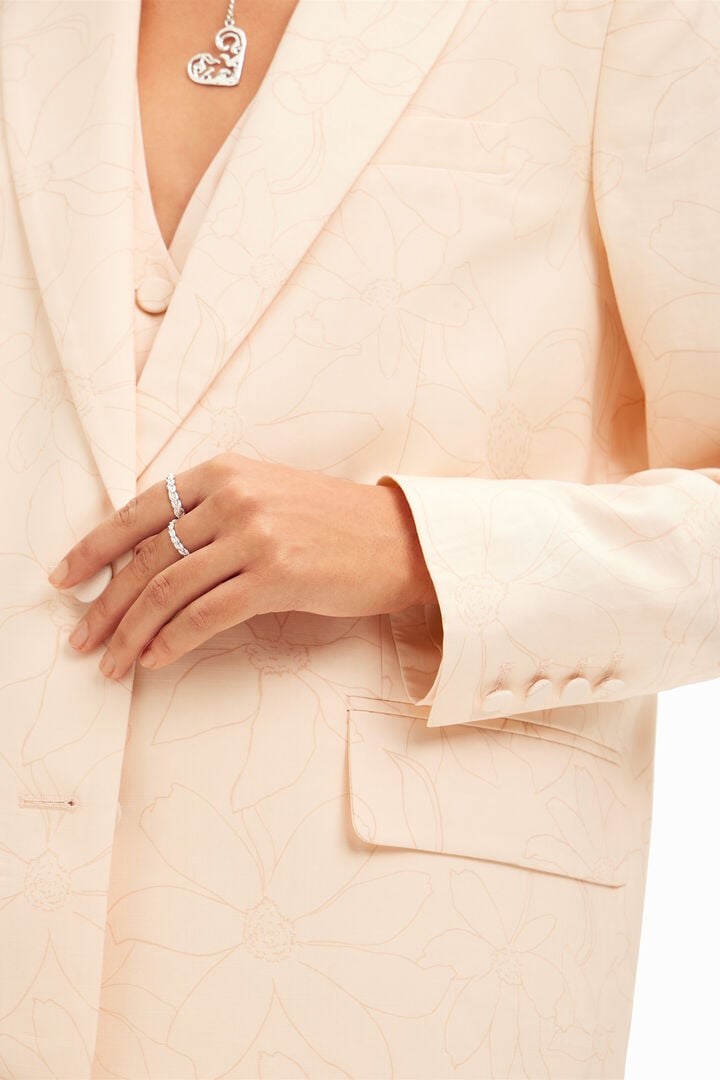 Blazer recta flores | Desigual