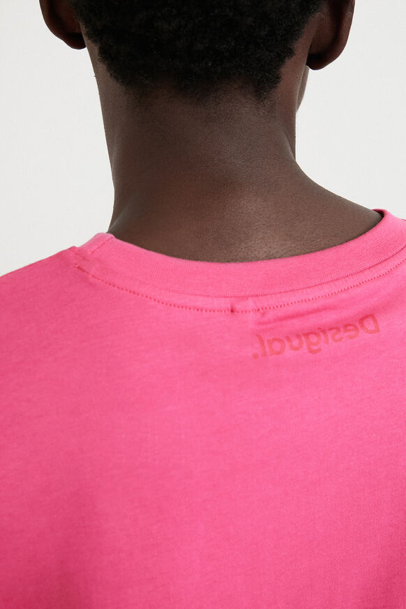 T-shirt léopard 100 % coton | Desigual
