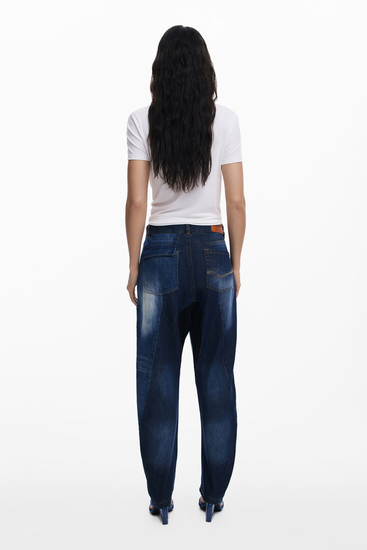Baggy patch jeans | Desigual
