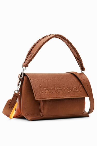 Midsize half logo crossbody bag | Desigual