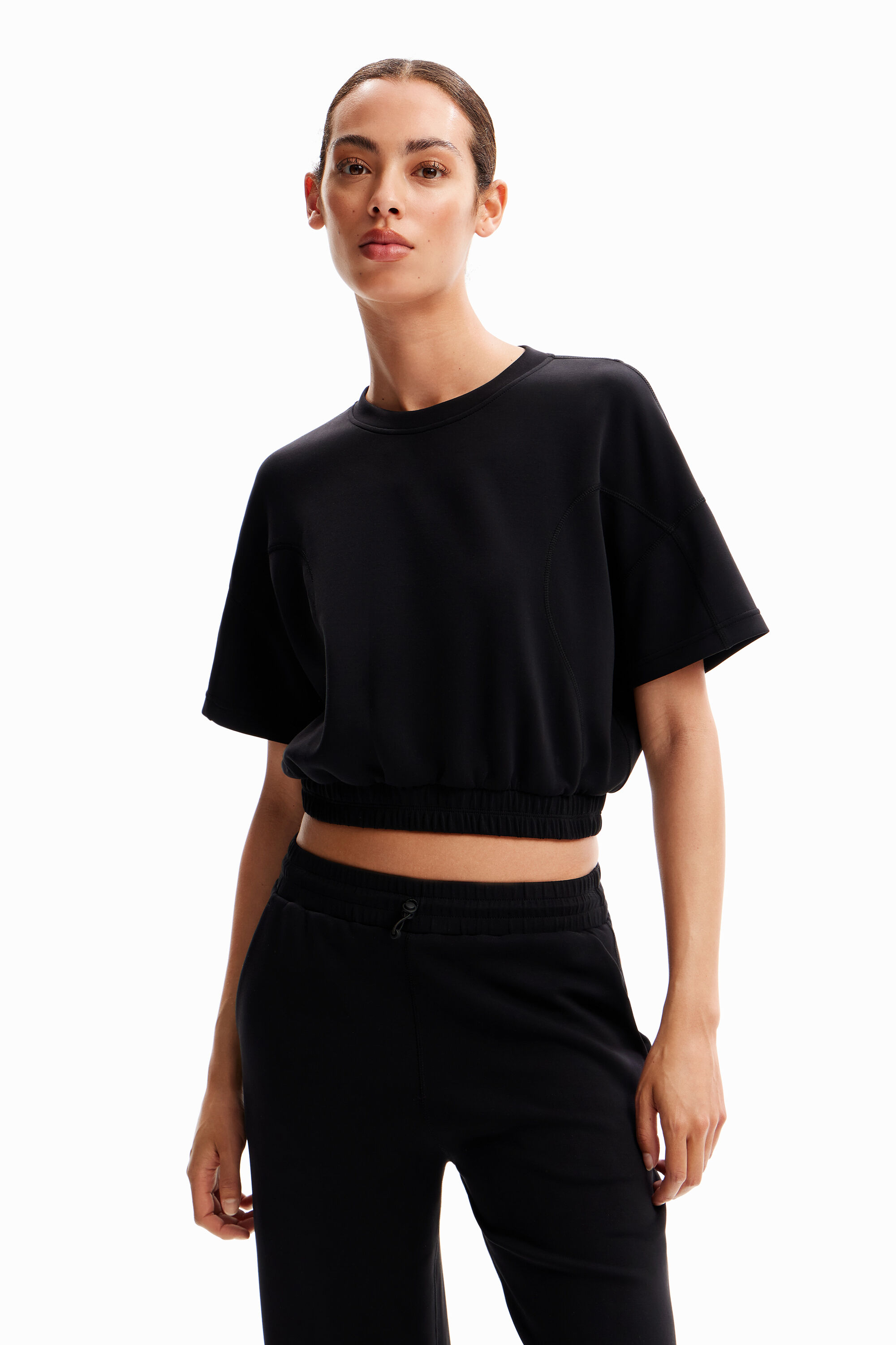 Baggy cropped t shirt 2025