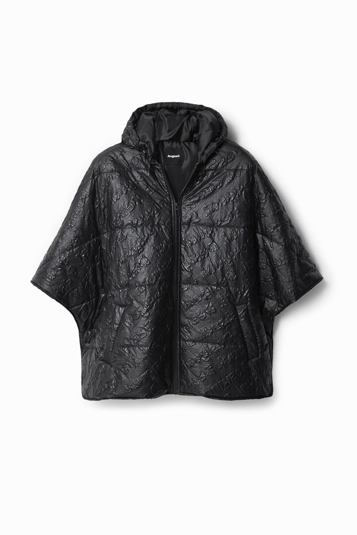 Padded logo poncho