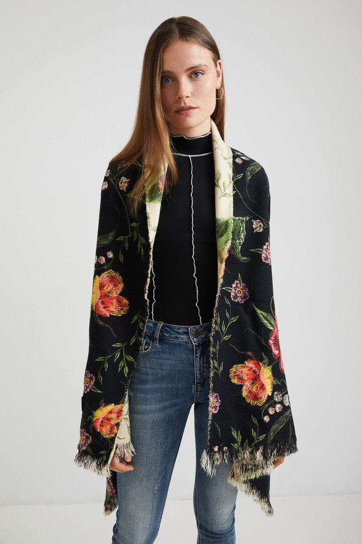 Chal reversible estampado | Desigual