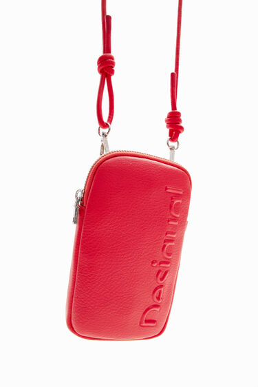 Leather-effect wallet smartphone pouch | Desigual