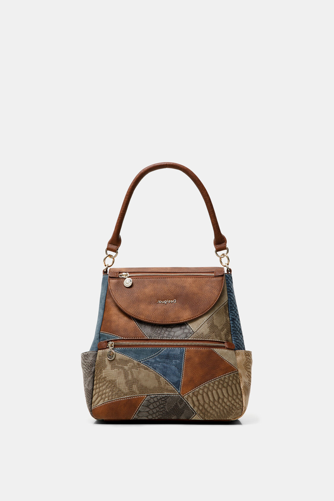 Zaino Borsa Patch E Denim Desigual Com