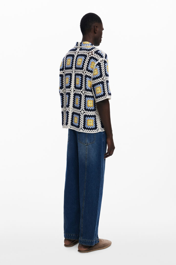 Crochet short-sleeve shirt | Desigual