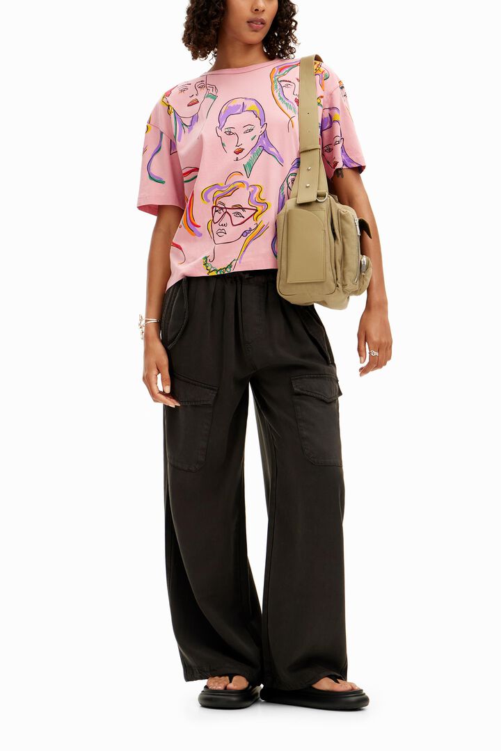 T-Shirt Arty-Gesichter | Desigual