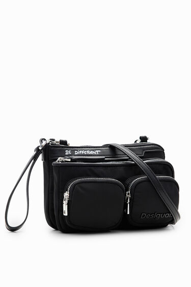 Nylon pockets mini bag | Desigual