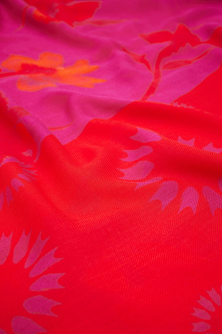 Rectangular floral foulard | Desigual