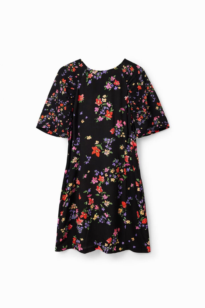 Vestido corto flores