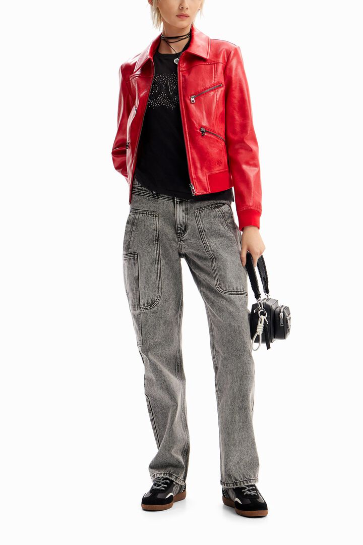 Veste biker rétro | Desigual