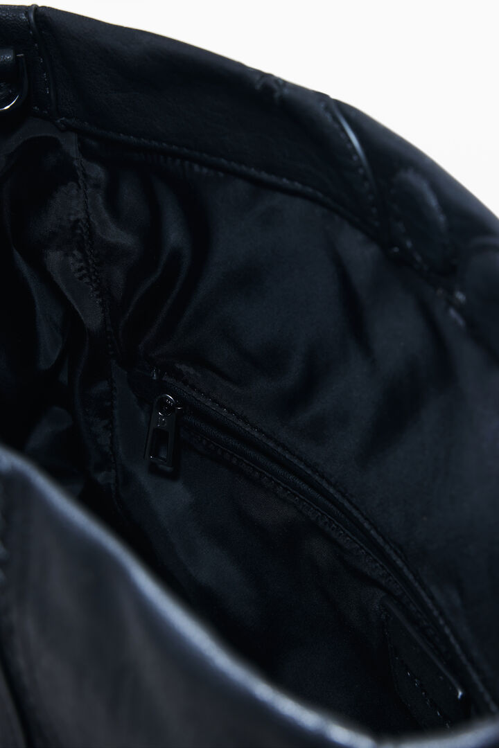 Bolso efecto piel bordados mediano | Desigual