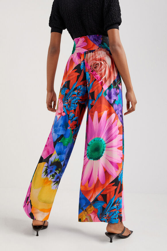 Floral palazzo trousers | Desigual