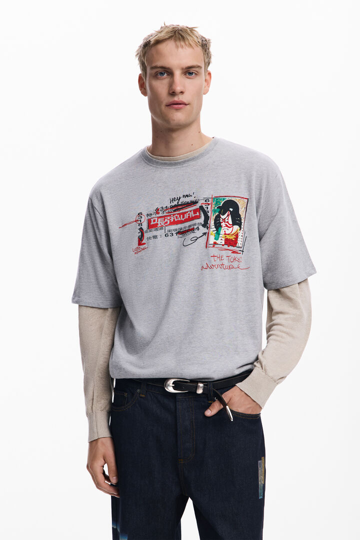 Jeans met oosters patroon | Desigual