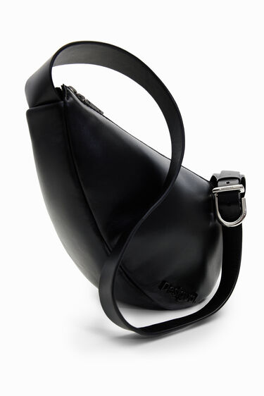 M oval leather bag | Desigual