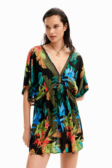Vestido túnica tropical | Desigual