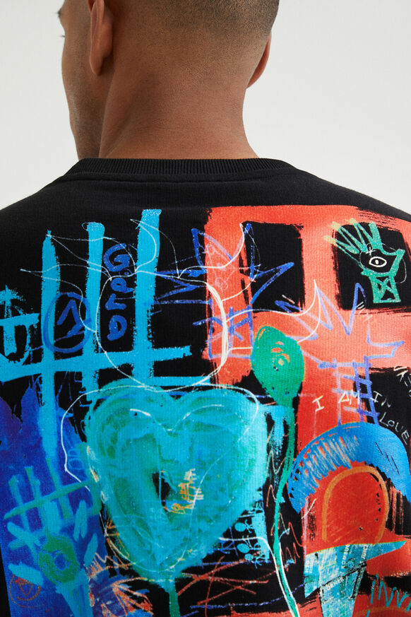 Arty sweatshirt met print op achterkant | Desigual