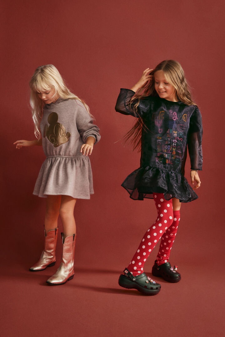 Vestit màniga 3/4 lettering | Desigual