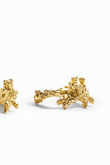 Pendientes baño oro Zalio | Desigual