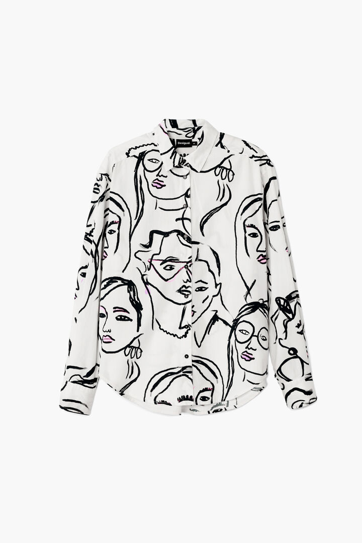 Face print shirt | Desigual