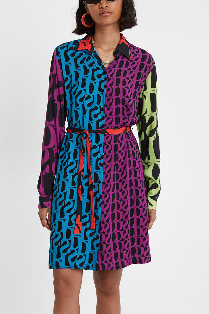 Logomania shirt dress Designed by M. Christian Lacroix | Desigual
