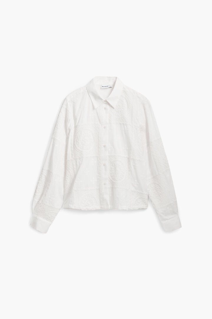 Camisa lisa bordados | Desigual