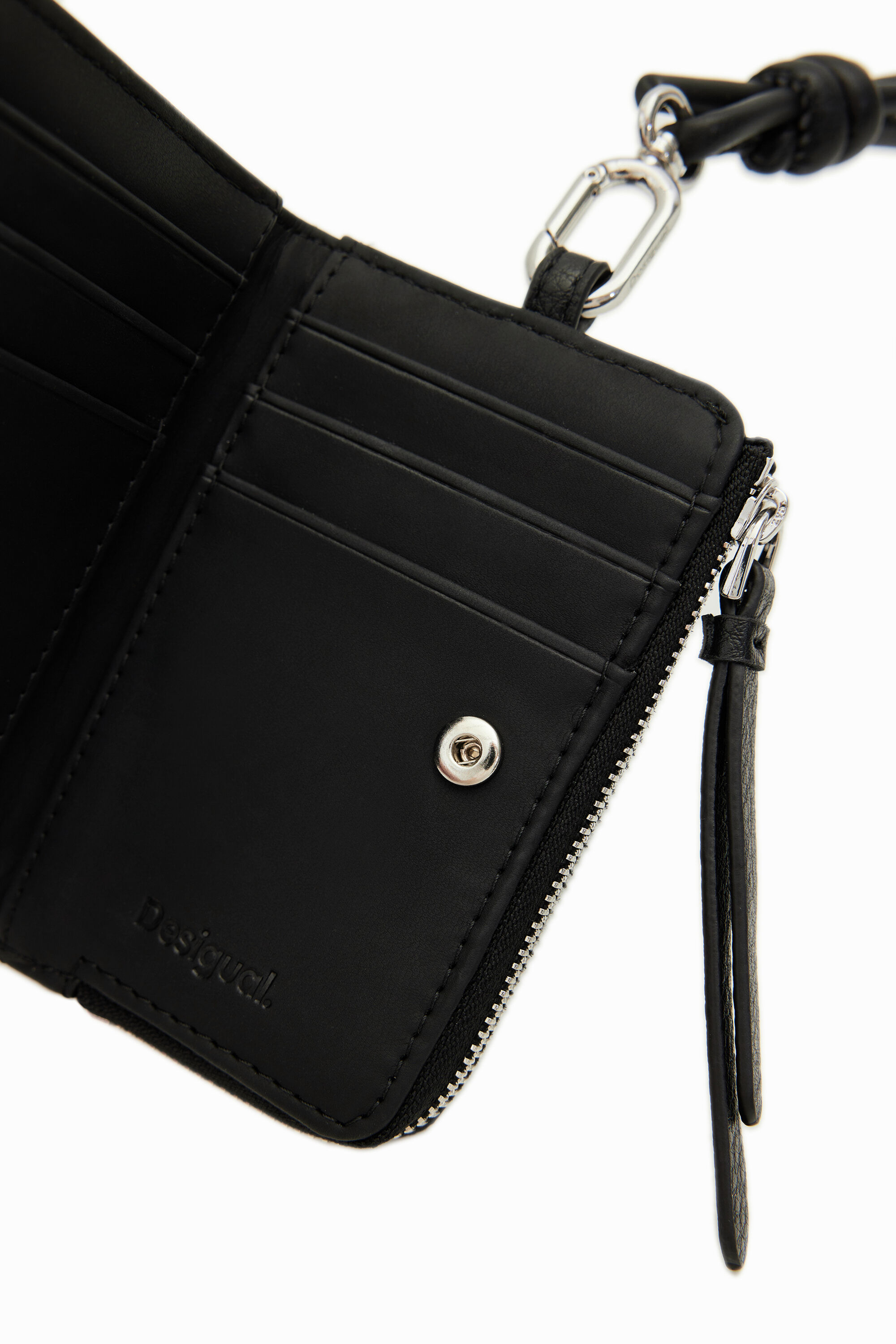 Women s S logo cord wallet I Desigual