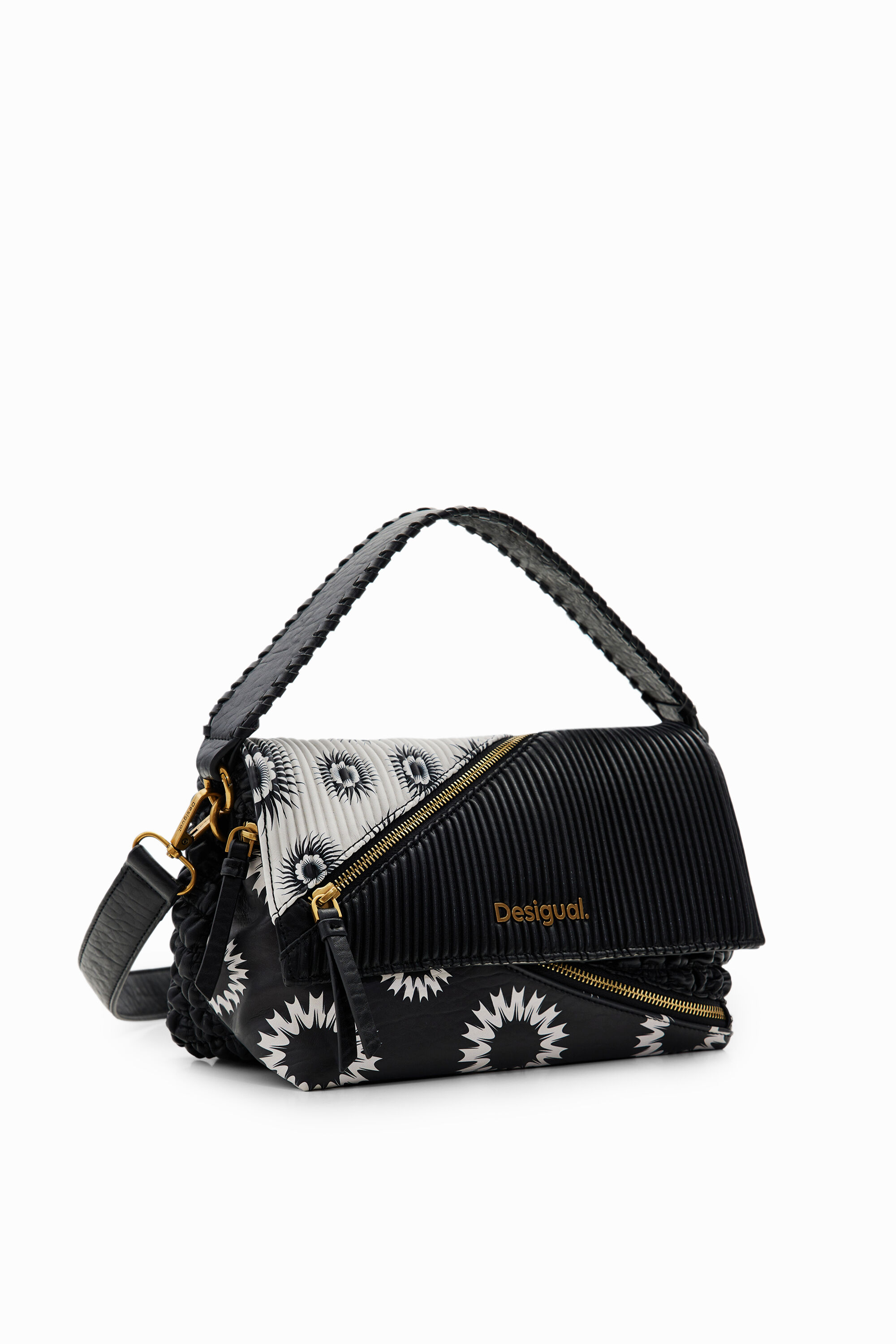 Desigual Midsize patchwork crossbody bag