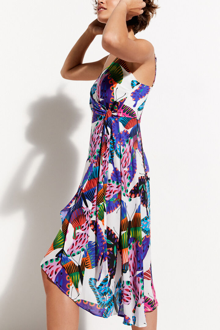 Vestito da spiaggia farfalle | Desigual