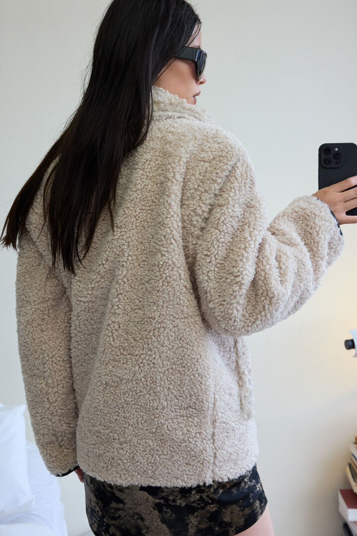 Short fleece jacket | Desigual