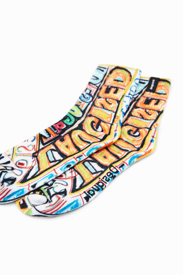 Arty logo socks | Desigual