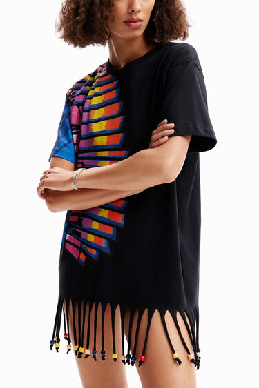 Samarreta oversize tropical granadura | Desigual
