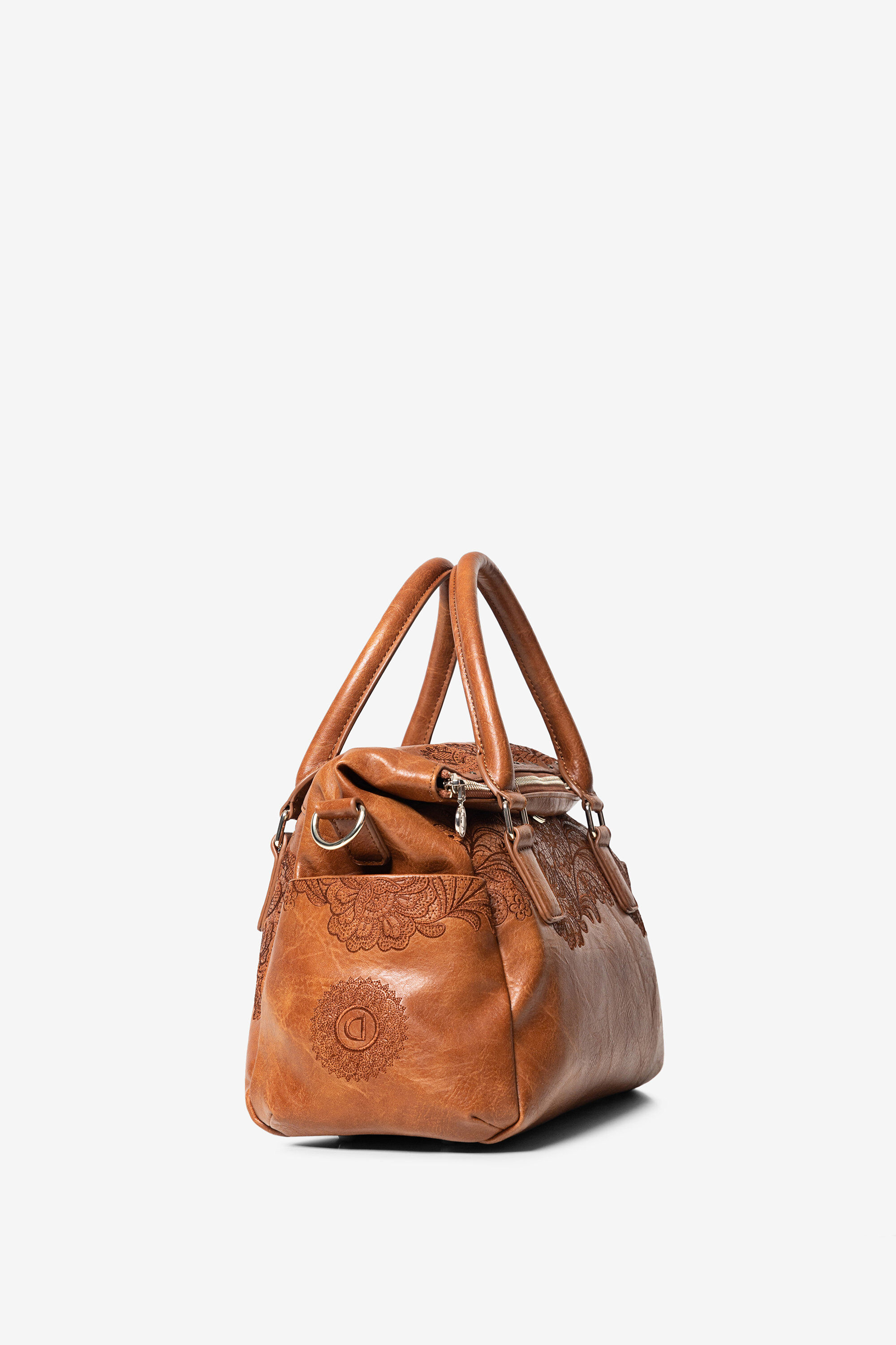 Floral flap bag