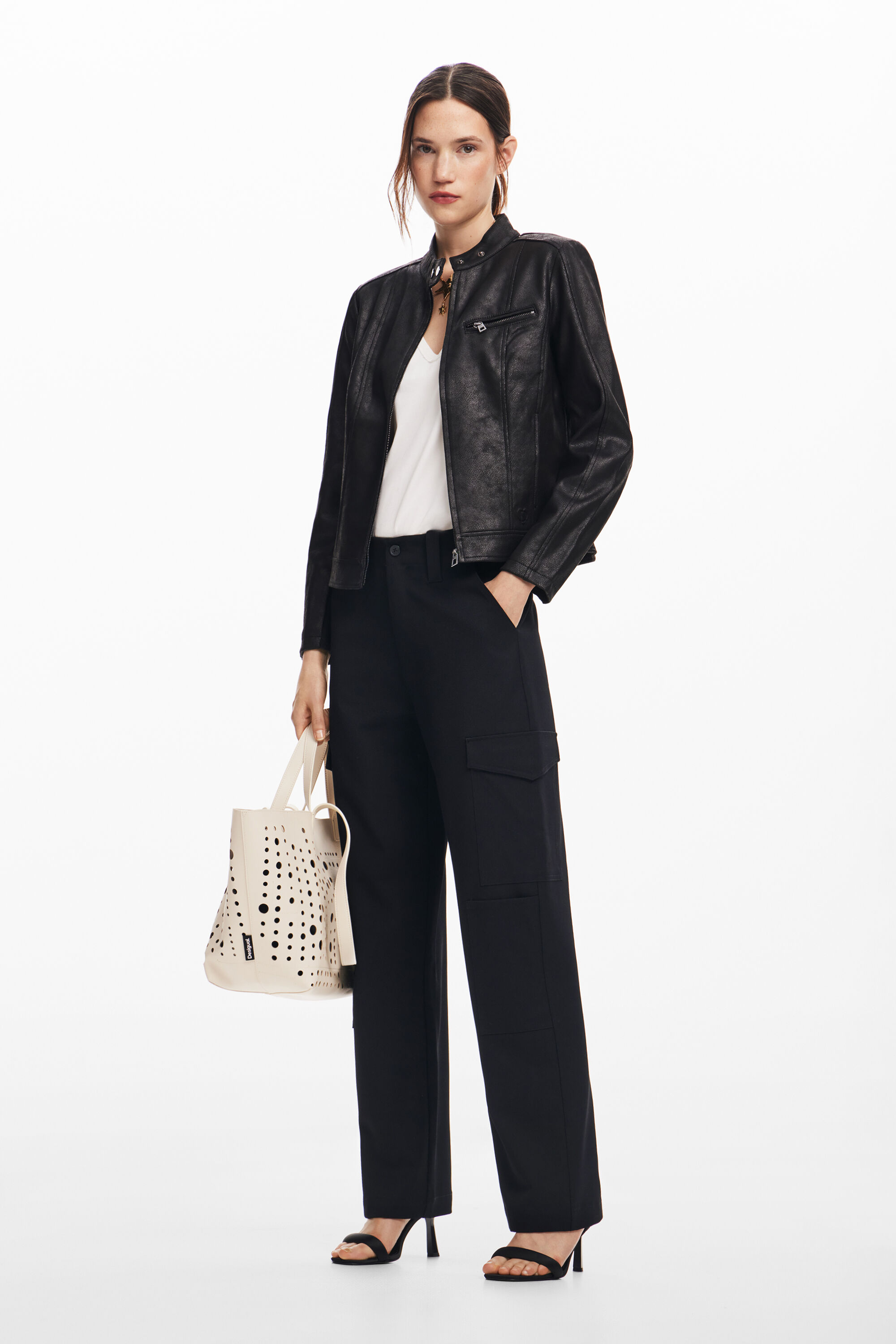 Pantalon cargo fluido de mujer I Desigual