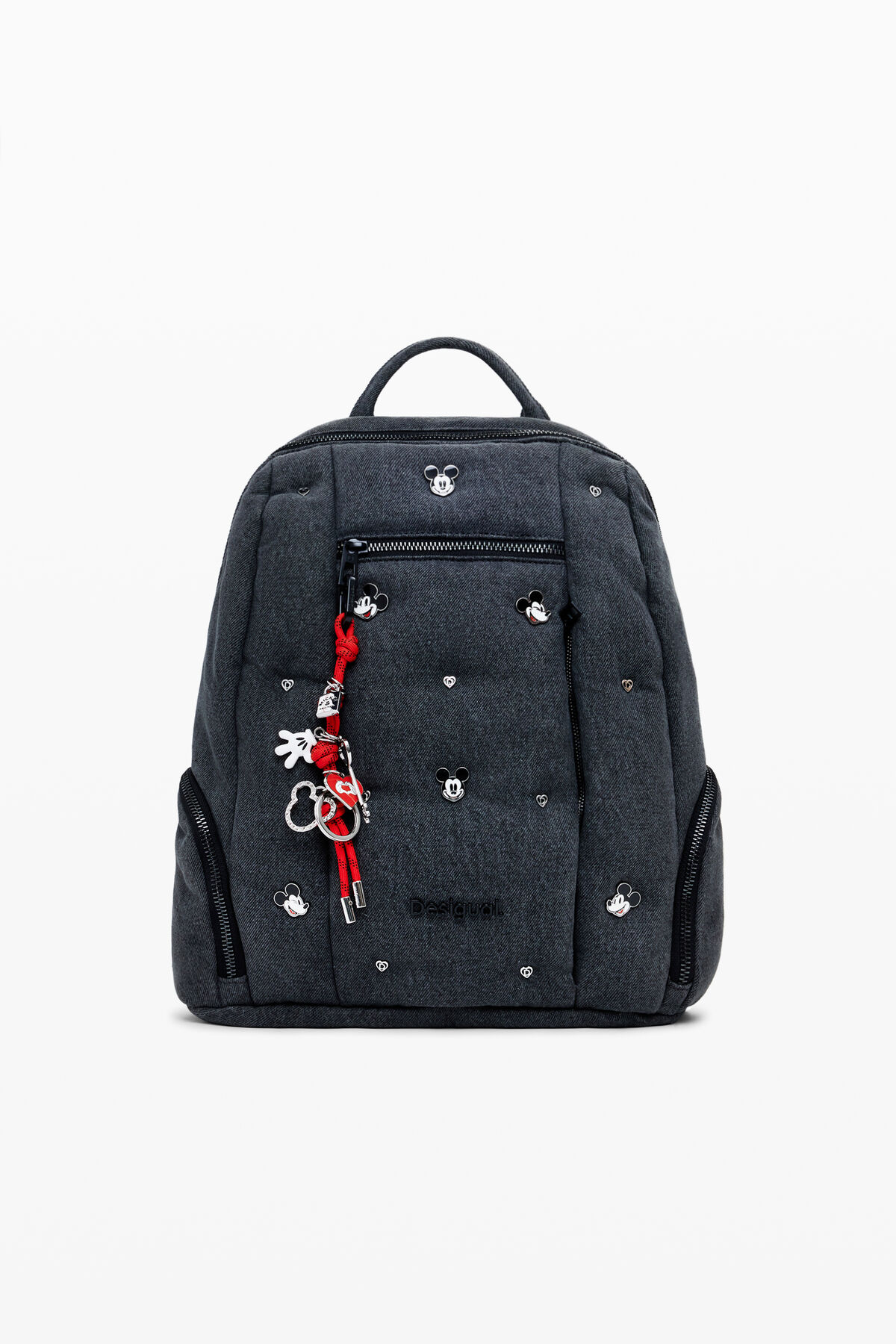 Desigual Midsize Denim Mickey Mouse Backpack Women main image 3