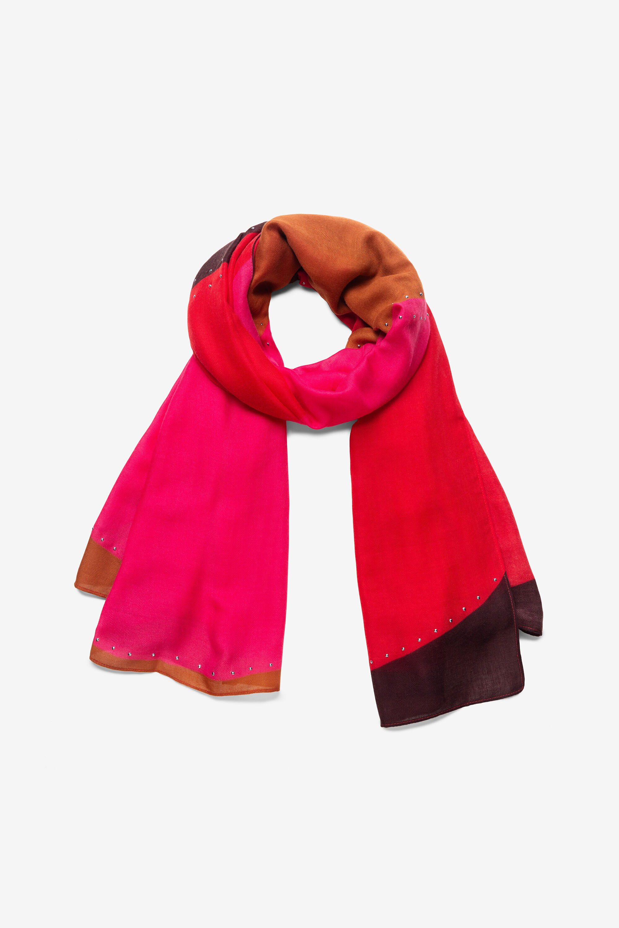 Foulard logomaníaco tachuelas - RED - U