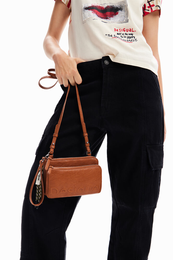 Half-logo mini bag | Desigual