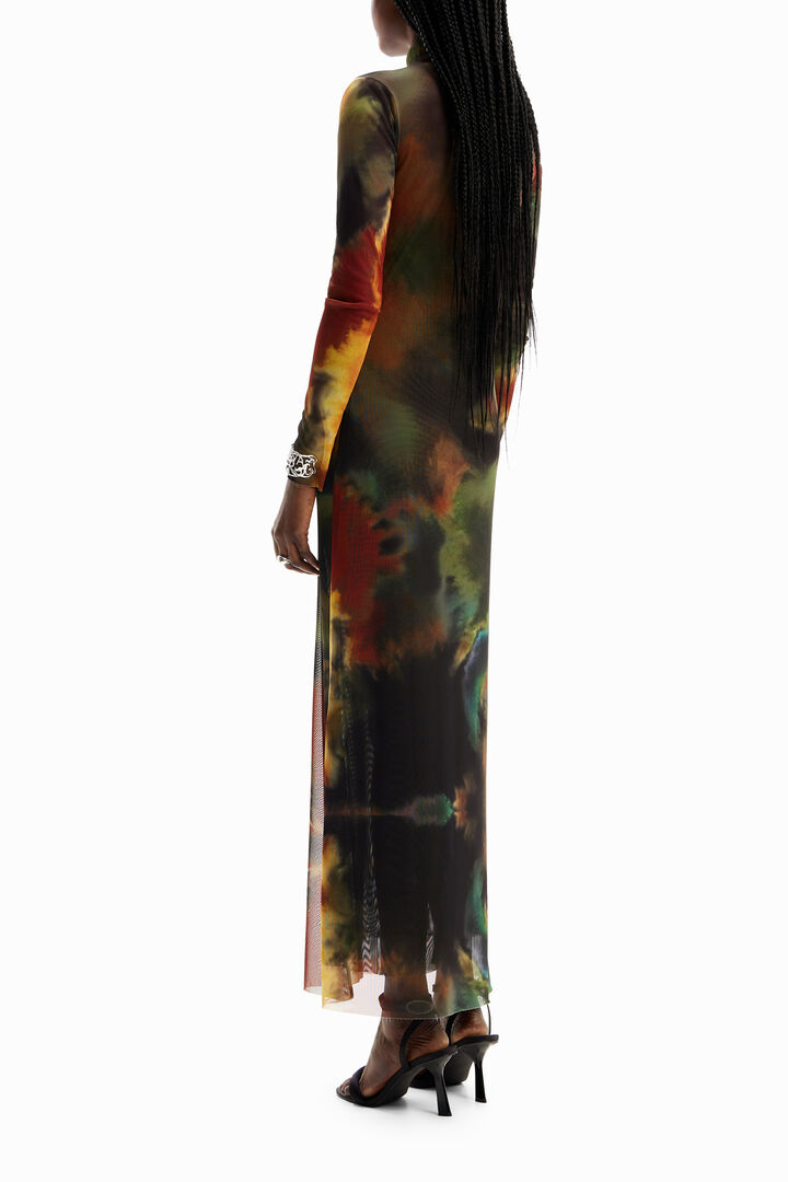 Vestit midi aquarel·la | Desigual