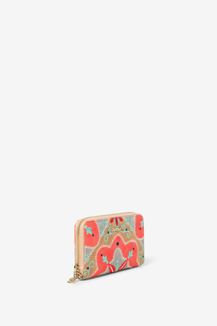 Mex Embroidered Purse Mary Jackson Zip | Desigual