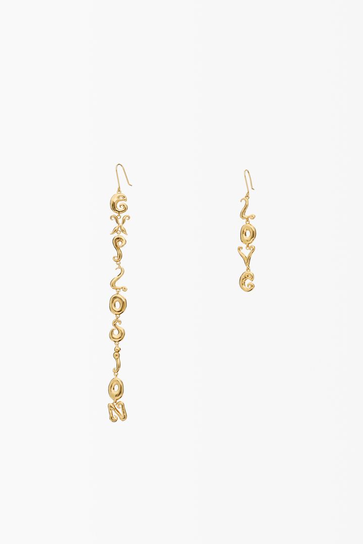 ZALIO LETTER EARRINGS | Desigual