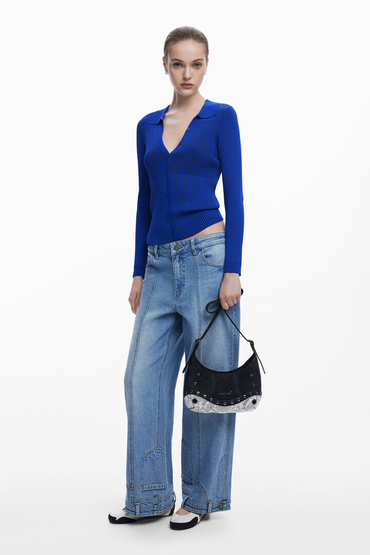 Bolso serpiente tachuelas pequeño | Desigual