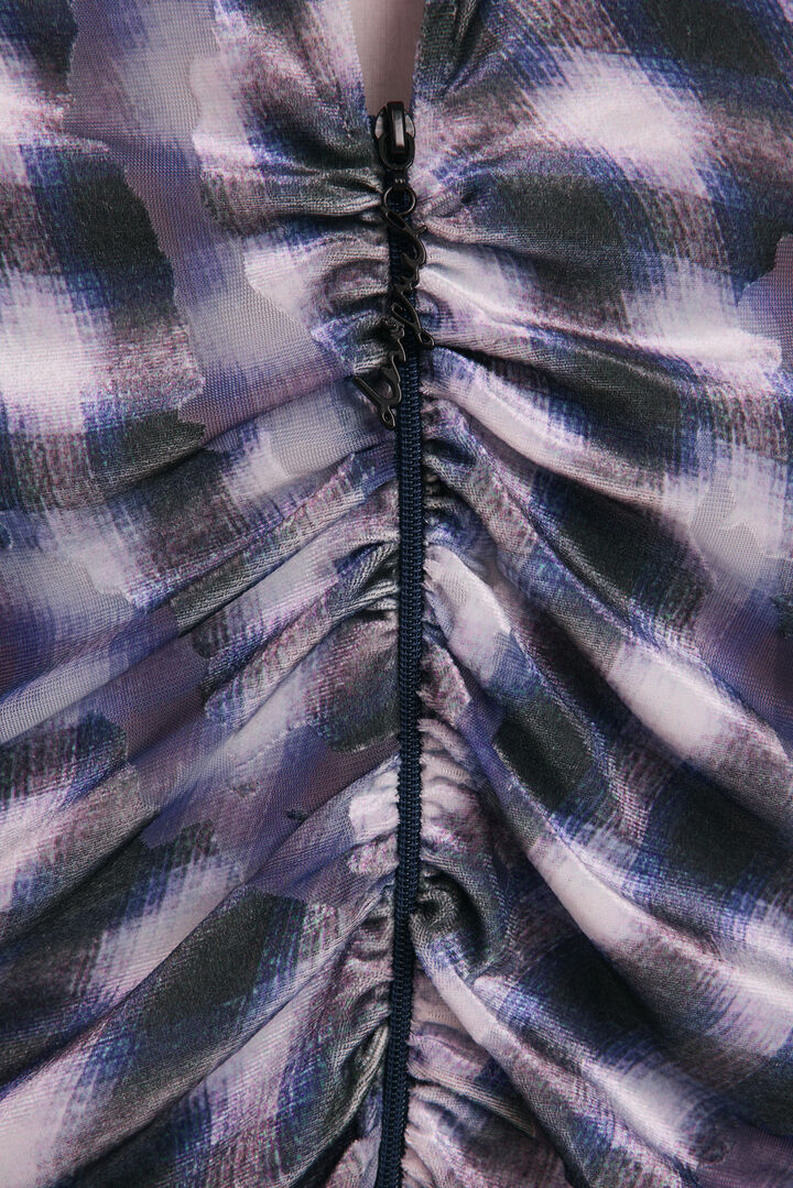 Ruched zipper T-shirt | Desigual