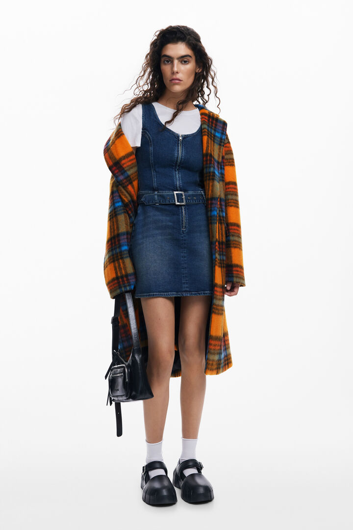 Vestido denim cinturón | Desigual