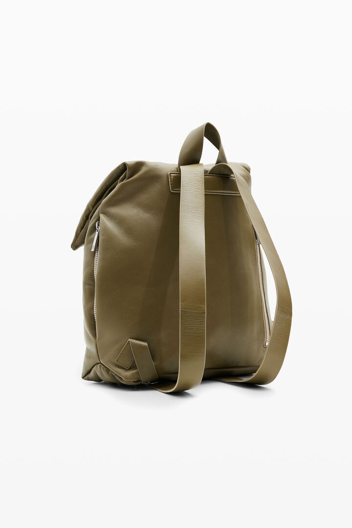 S padded leather backpack | Desigual